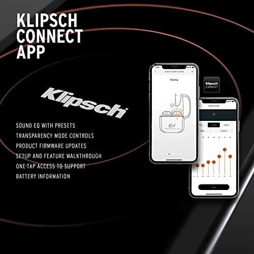 Klipsch T5 True Wireless Earbuds, Silver, 20m Bluetooth 5 | Legendary Acoustic Clarity thumbnail 7