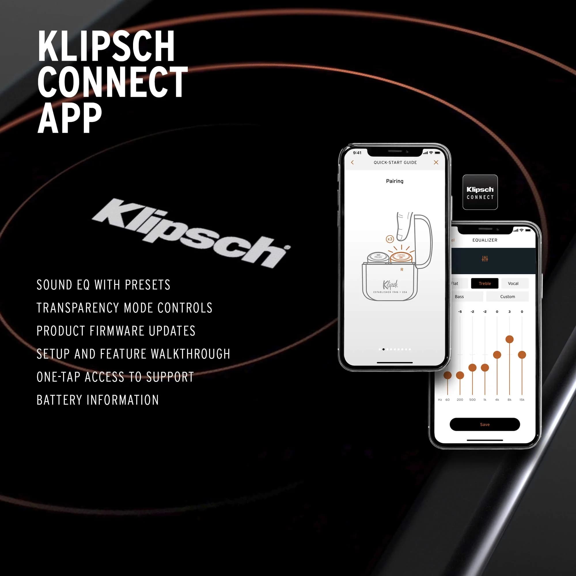 Klipsch T5 True Wireless Earbuds, Silver, 20m Bluetooth 5 | Legendary Acoustic Clarity - view 7