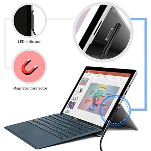 Sisyphy Surface Connect to USB-C Charging Cable 20cm (0.7ft) | Charge Surface Pro with USB-C PD Charger thumbnail 6