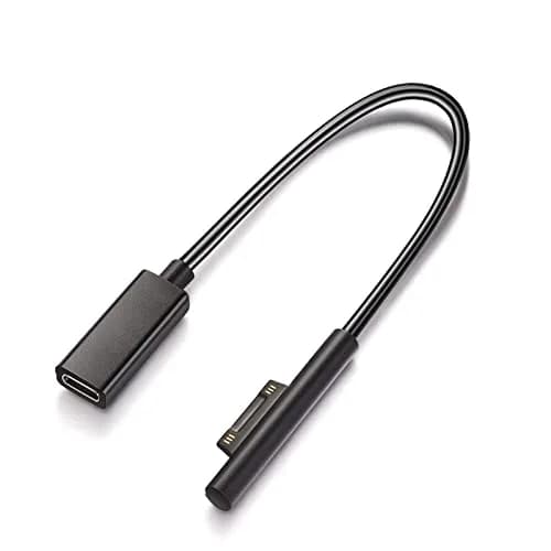 Sisyphy Surface Connect to USB-C Charging Cable 20cm (0.7ft) | Charge Surface Pro with USB-C PD Charger thumbnail 1