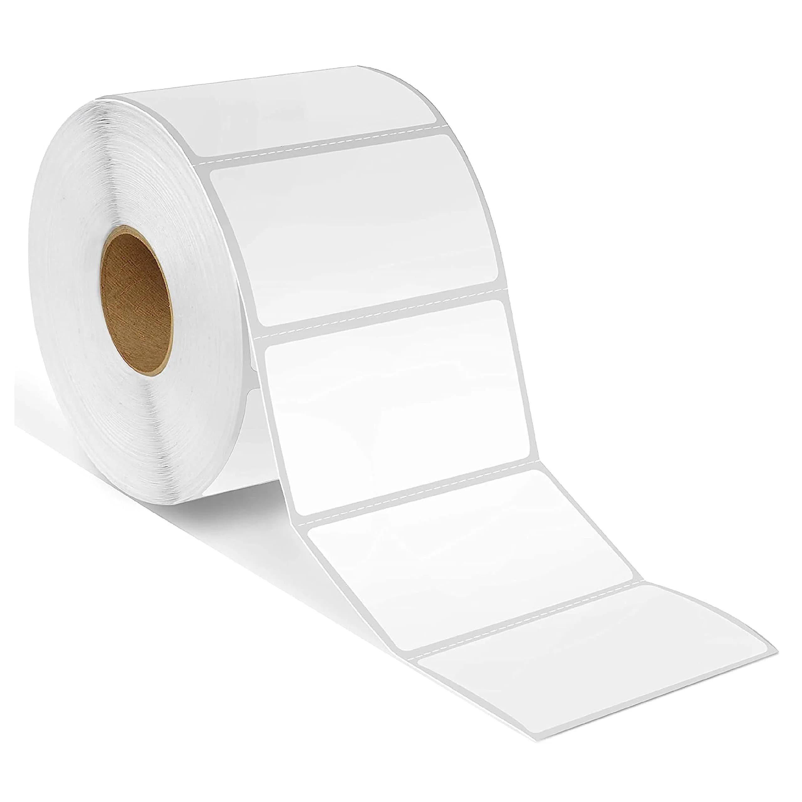 Spartan Industrial 2.25" x 1.25" Direct Thermal Labels (10000 Count, 10 Rolls) | Matte White, Permanent Adhesive, Perforated, Fade & Scratch Resistant — 2.25" X 1.25"