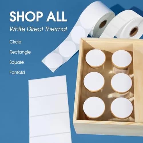 Spartan Industrial 3" X 2" Direct Thermal Labels (7000 Count, 10 Rolls) | Perforated, Fade & Scratch Resistant thumbnail 7