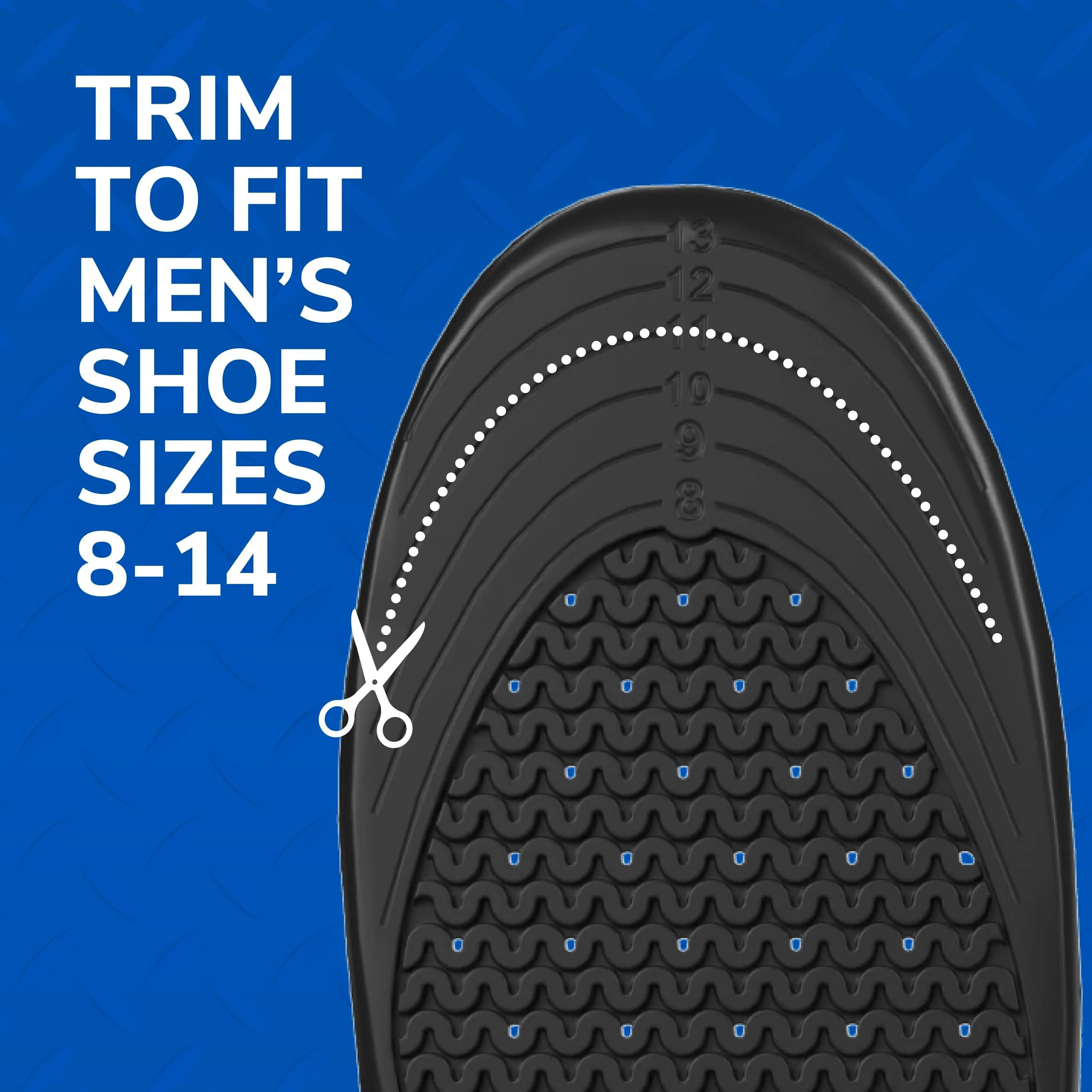 Dr. Scholl's Work Insoles for Men | All-Day Shock Absorption & Reinforced Arch Support | 2 Pairs (362.9 g / 0.8 lb) - view 7