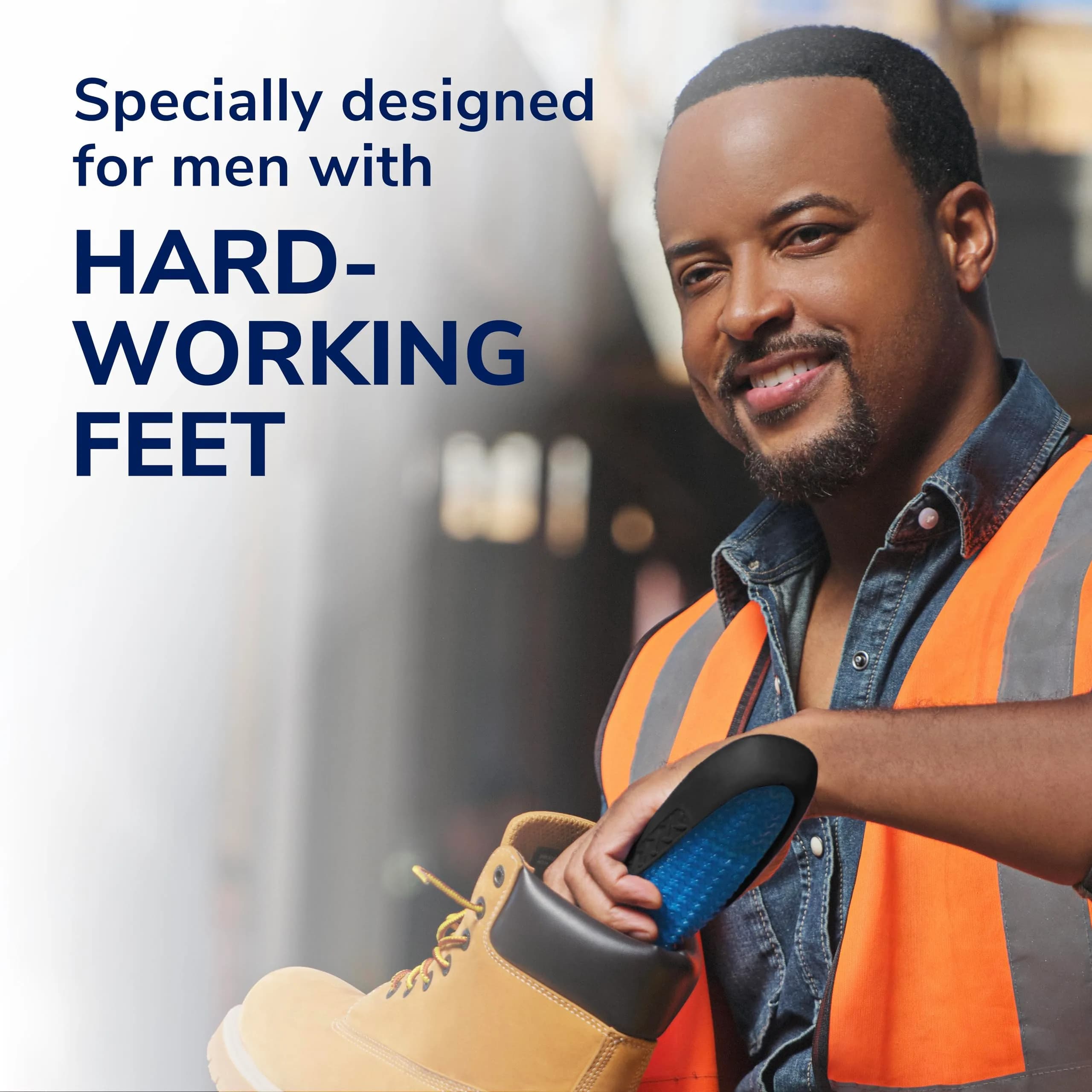 Dr. Scholl's Work Insoles for Men | All-Day Shock Absorption & Reinforced Arch Support | 2 Pairs (362.9 g / 0.8 lb) - view 2