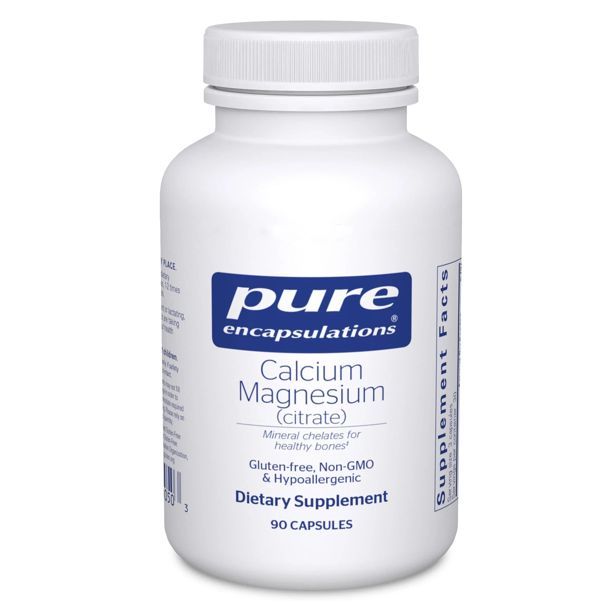 Pure Encapsulations Calcium Magnesium (Citrate), 90 Capsules | Supports Bone & Heart Health