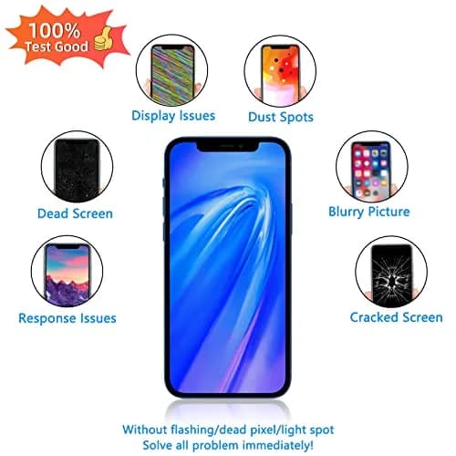 Bsz4uov iPhone 12 Mini Screen Replacement for A2398, A2399, A2400 | High-Quality Incell Display, Easy Install, Lifetime Support thumbnail 3
