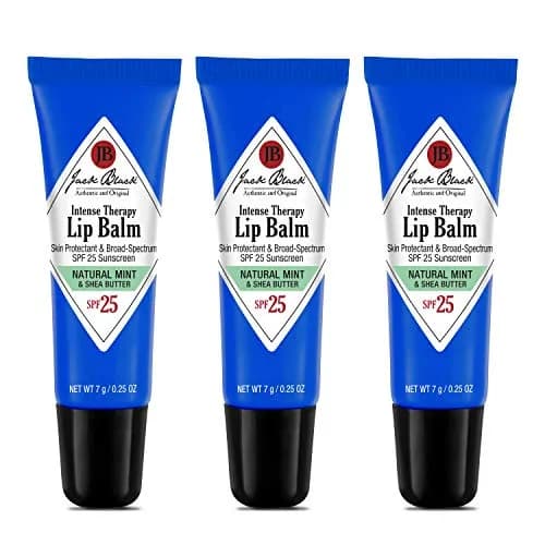 Jack Black Intense Therapy Lip Balm SPF 25 Grapefruit & Ginger 7g (0.25 Oz) | Broad-Spectrum Sun Protection — Mint / 0.25 Ounce