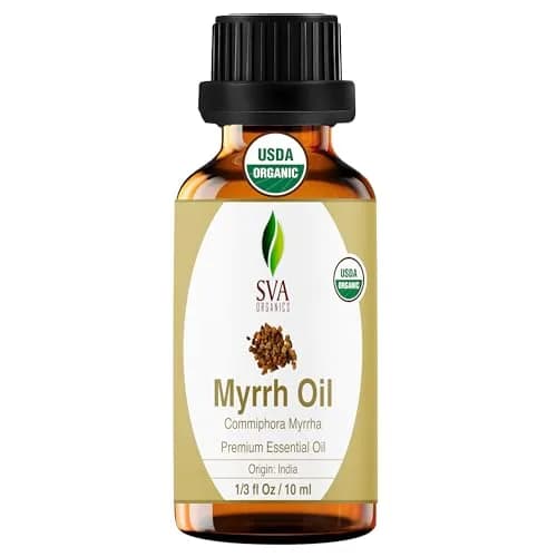 SVA ORGANICS Myrrh Essential Oil 0.33 Fl Oz (Pack of 1) - Pure & Natural thumbnail 1