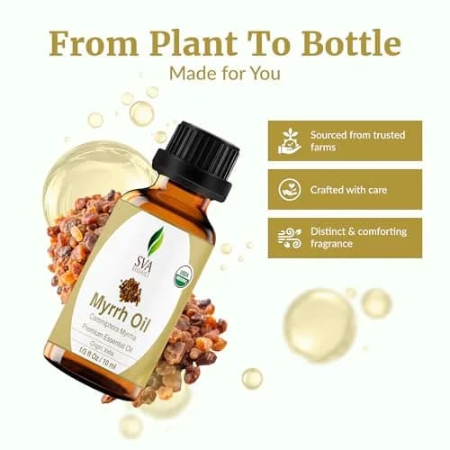 SVA ORGANICS Myrrh Essential Oil 0.33 Fl Oz (Pack of 1) - Pure & Natural thumbnail 4