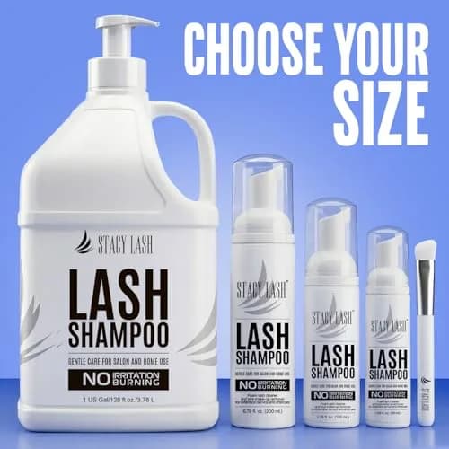STACY LASH Eyelash Extension Shampoo & Brush 200ml (6.76 fl oz) | Gentle Foam Cleanser for Natural Lashes & Extensions thumbnail 7