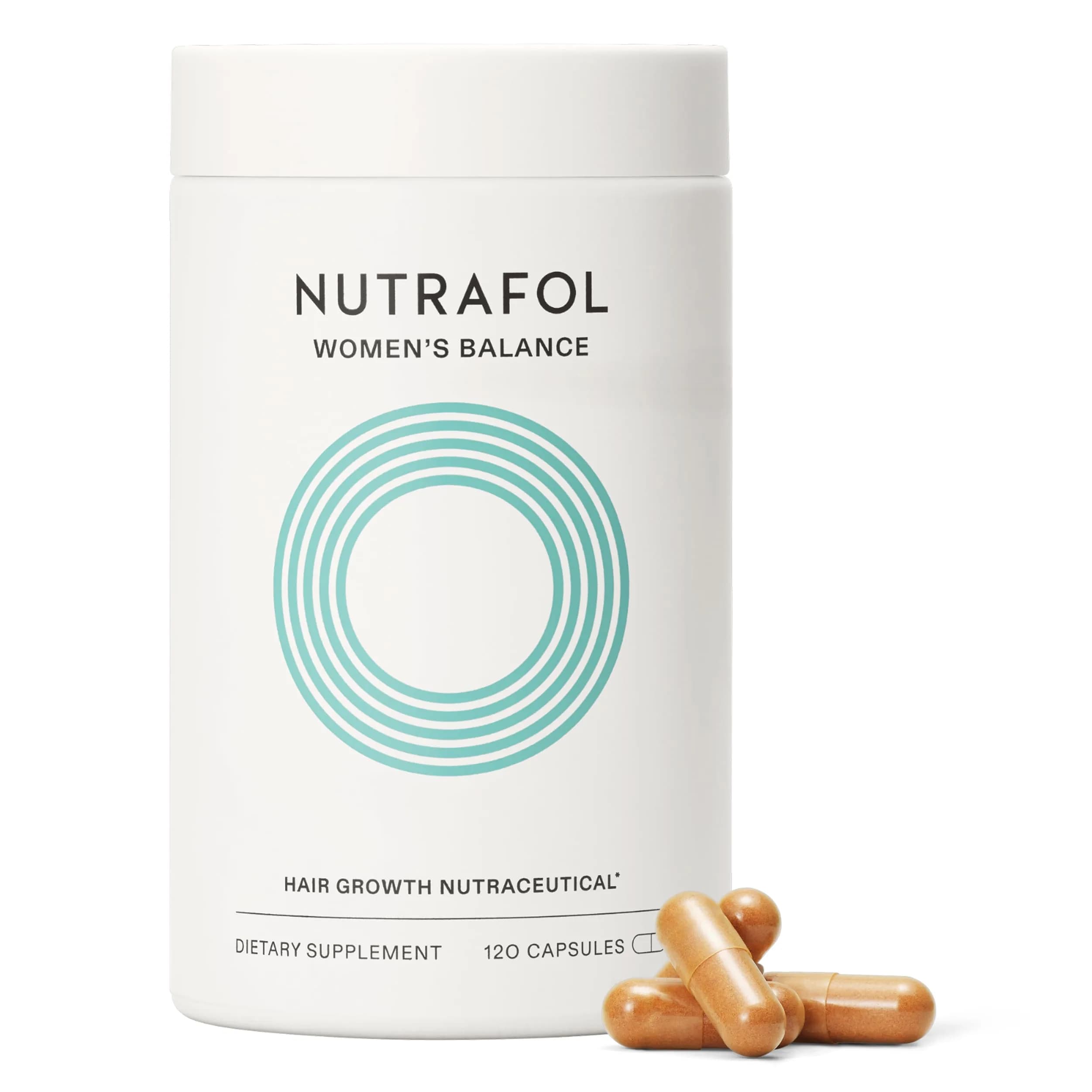 Nutrafol Women's Balance Hair Growth Supplements for Ages 45+, Clinically Tested for Thicker Hair & Scalp Coverage, 1 Month Supply - main product image