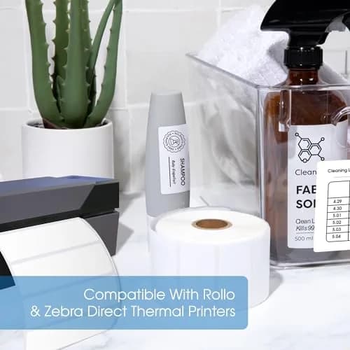 Spartan Industrial 3" X 1" Direct Thermal Labels 13000 Count | Compact, Reliable Barcode & Inventory Labels thumbnail 6