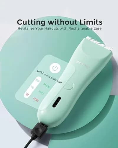 Baistom Baby Hair Clippers 0–12Y | Quiet Cordless Waterproof Haircut Kit thumbnail 5
