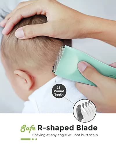 Baistom Baby Hair Clippers 0–12Y | Quiet Cordless Waterproof Haircut Kit thumbnail 4