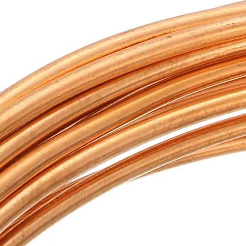 uxcell Copper Refrigeration Tubing 2mm OD x 1.2mm ID x 2m (6.5 Ft) | HVAC & Refrigerator Coil Pipe thumbnail 3