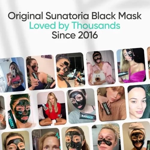 SUNATORIA Original Black Peel Off Face Mask 60ml (2.04 fl oz) | Purifying Charcoal Mask for Oily Skin thumbnail 5