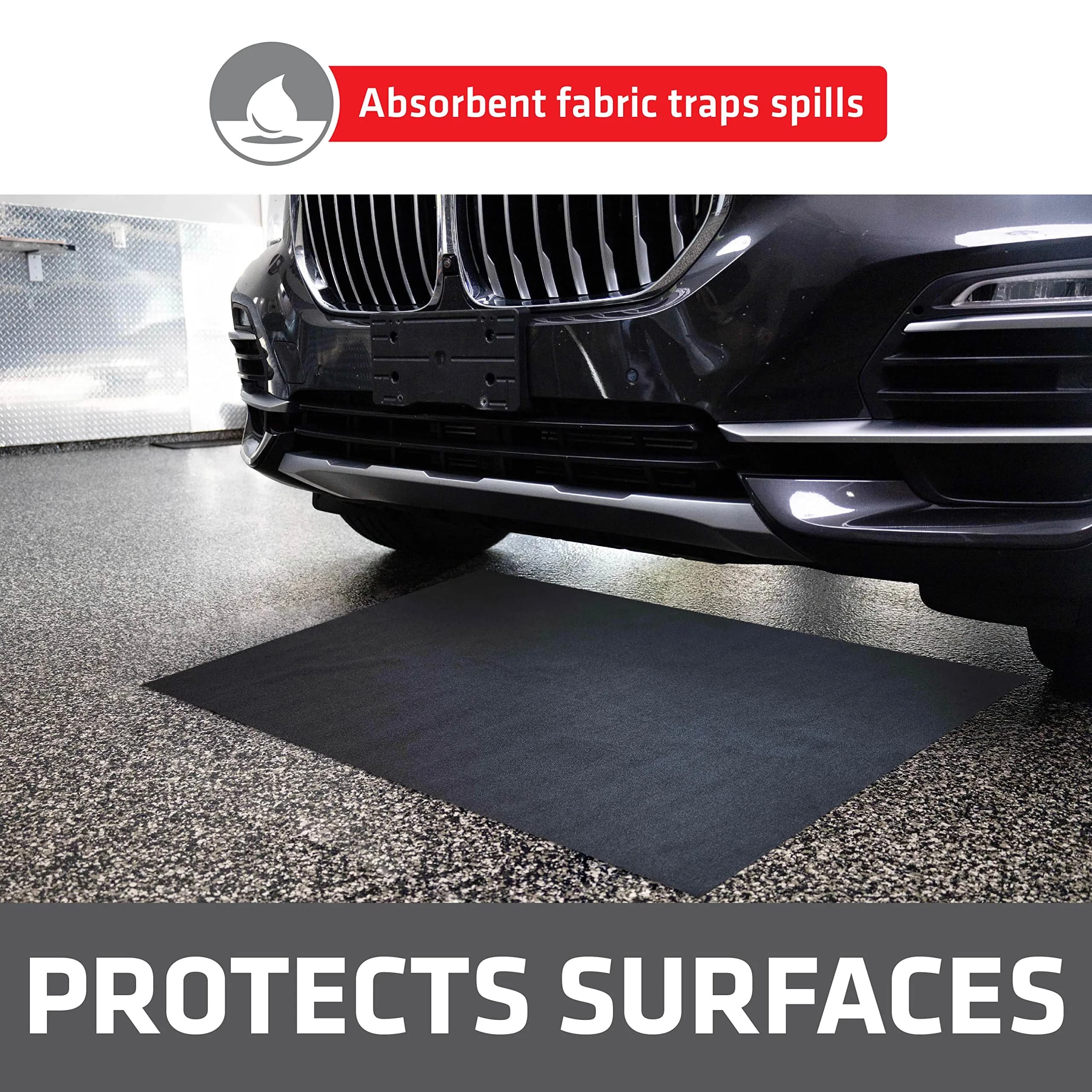 Drymate XL Oil Spill Mat 91cm x 150cm (36" x 59") | Premium Absorbent Garage Floor Protection - view 2