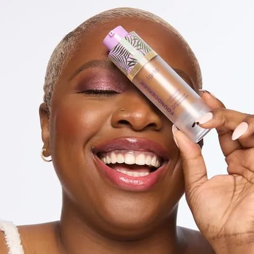tarte babassu foundcealer dewy foundation SPF 20 | Medium Coverage, Vegan, Cruelty-Free, 27S light-medium sand thumbnail 6