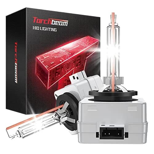 Torchbeam D3S HID Headlight Bulbs 6000K Cool White 35W 3800 Lumens Pack of 2 | Direct HID Assembly Replacement thumbnail 1