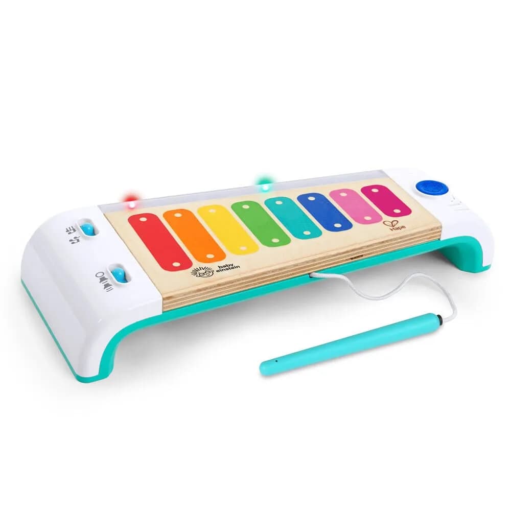 Baby Einstein Magic Touch Xylophone Wooden Musical Toy with Lights, 8 Keys, 12+ Months | Real Instrument Sounds - main product image