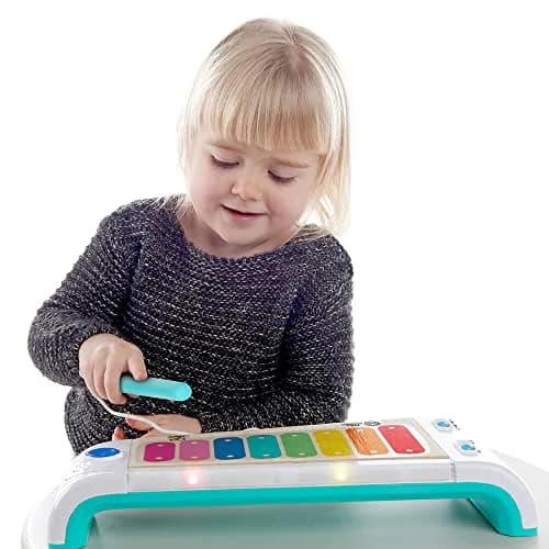 Baby Einstein Magic Touch Xylophone Wooden Musical Toy with Lights, 8 Keys, 12+ Months | Real Instrument Sounds thumbnail 5