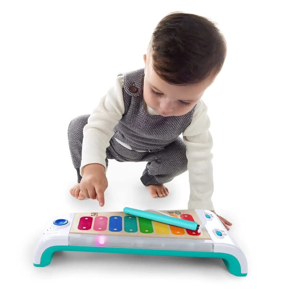 Baby Einstein Magic Touch Xylophone Wooden Musical Toy with Lights, 8 Keys, 12+ Months | Real Instrument Sounds - view 6