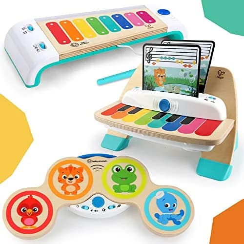 Baby Einstein Magic Touch Xylophone Wooden Musical Toy with Lights, 8 Keys, 12+ Months | Real Instrument Sounds thumbnail 9
