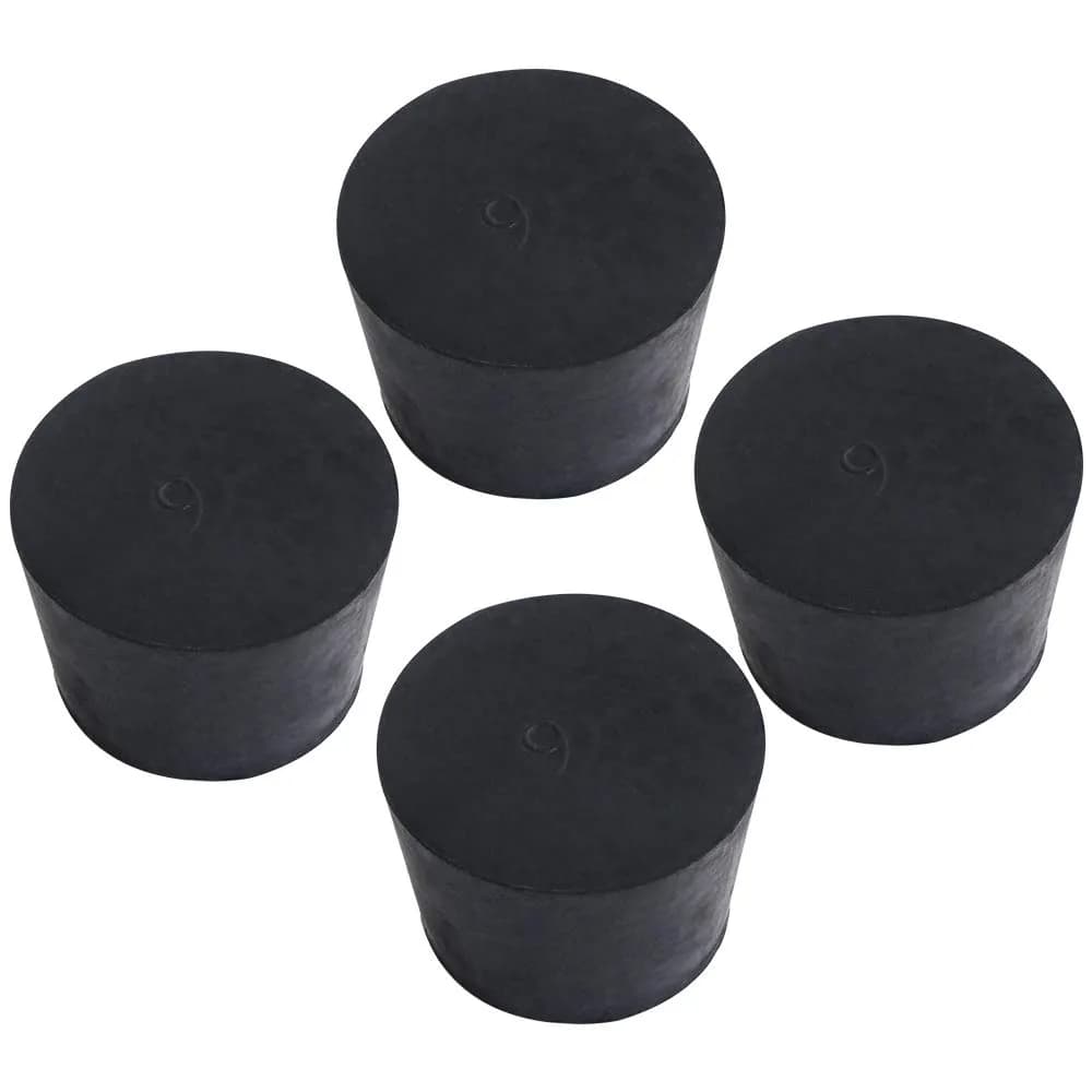 Enjoyist Rubber Stopper Size #9 45mm x 37mm x 30mm | Large Solid Rubber Lab Plug - main product image
