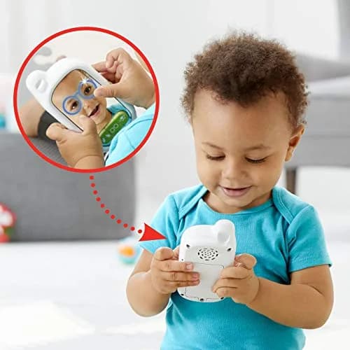 Skip Hop Baby Phone Toy: Explore & More Cell Phone Selfie | Mirrored, Light-up Face Filters, Sound Effects thumbnail 3