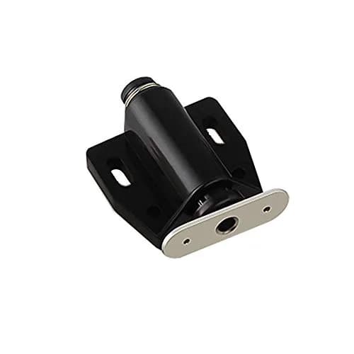YuanhuaRongsheng Magnetic Touch Lock 12pcs | Heavy Duty Black Cabinet Catch with Push to Open (46x38x19mm) thumbnail 3