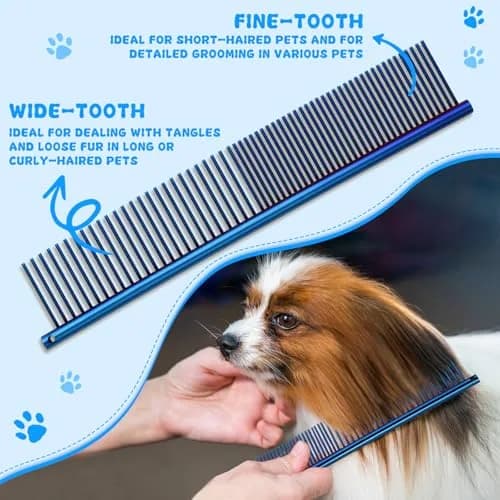 Moontay Professional Dog Grooming Scissors Set, 7 Inch/8 Inch | Sharp, Durable, Hand Forged thumbnail 6
