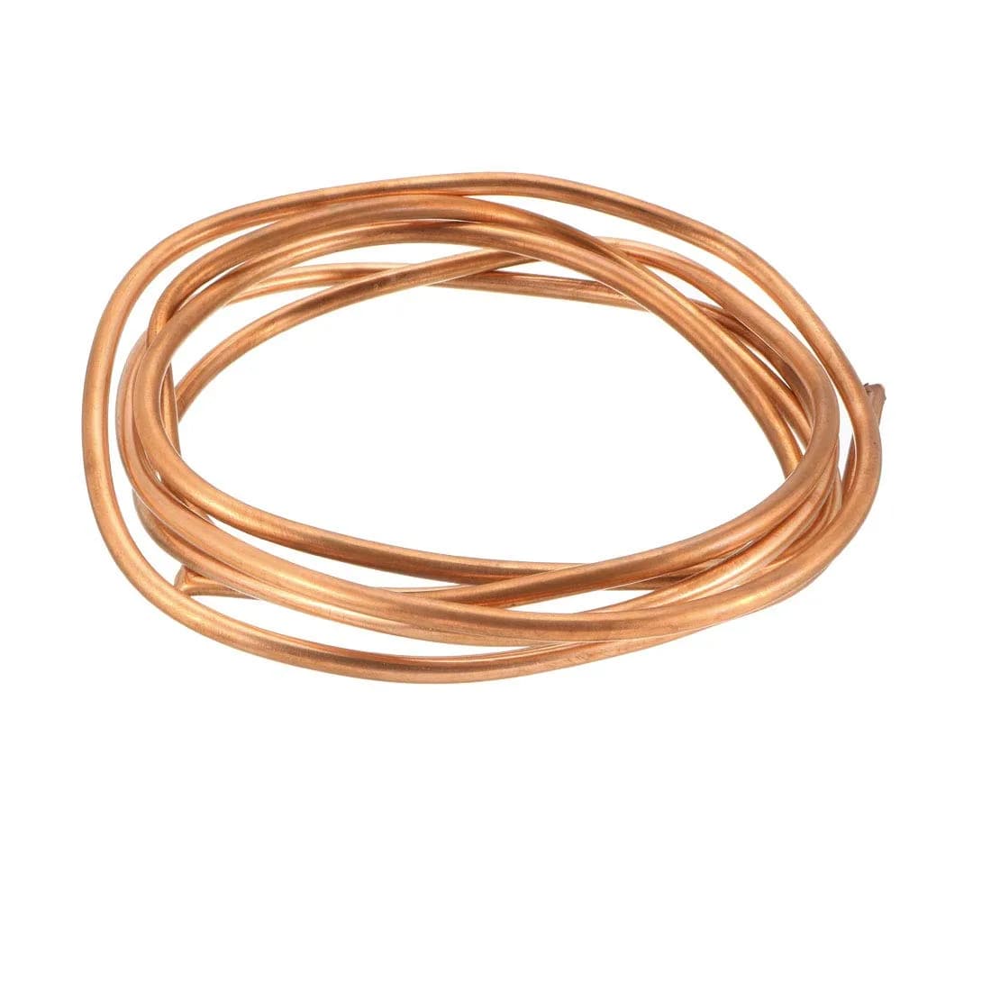 uxcell Soft Coil Copper Refrigeration Tubing 2.27 kg (5 lb) | 5mm OD x 4mm ID x 2m (6.5 Ft) for HVAC - main product image
