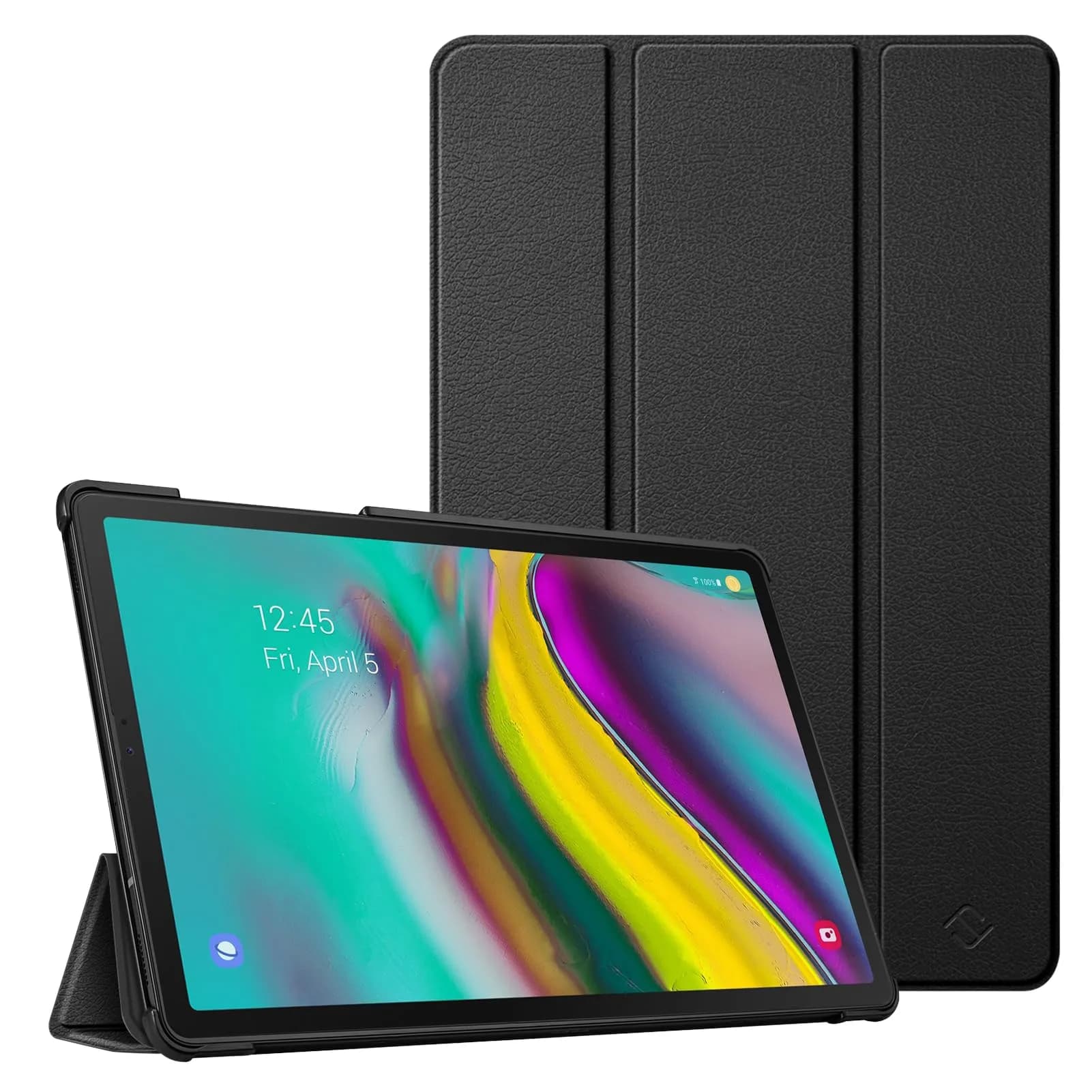 FINTIE Slim Case for Samsung Galaxy Tab S5e 10.5 Inch 2019, Black | Ultra-Thin Flip Cover with Auto Sleep/Wake — Black