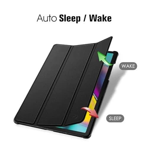 FINTIE Slim Case for Samsung Galaxy Tab S5e 10.5 Inch 2019, Black | Ultra-Thin Flip Cover with Auto Sleep/Wake thumbnail 6