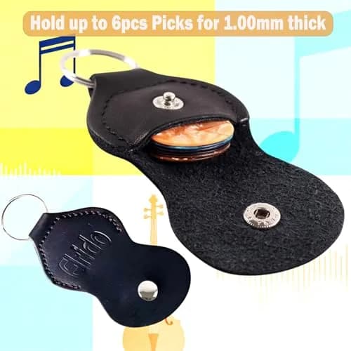 Elrido Guitar Pick Punch DIY Guitar Picks Maker with 2 Pick Sheets & Holder | Custom Plastic Picks thumbnail 8