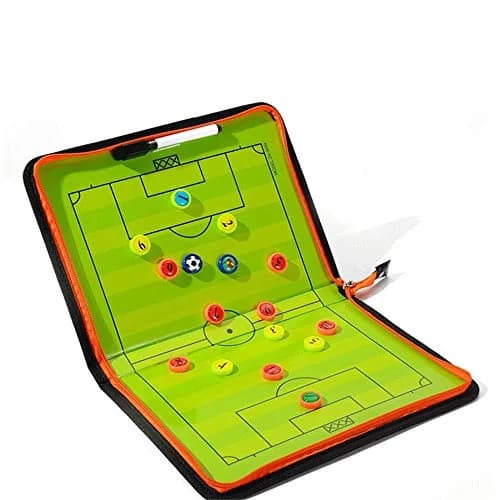Pure Vie Magnetic Soccer Coaching Board Football Tactics Clipboard with Full Set of Magnets & Marker (Folded 21x28cm, Expanded 42x28cm) thumbnail 4