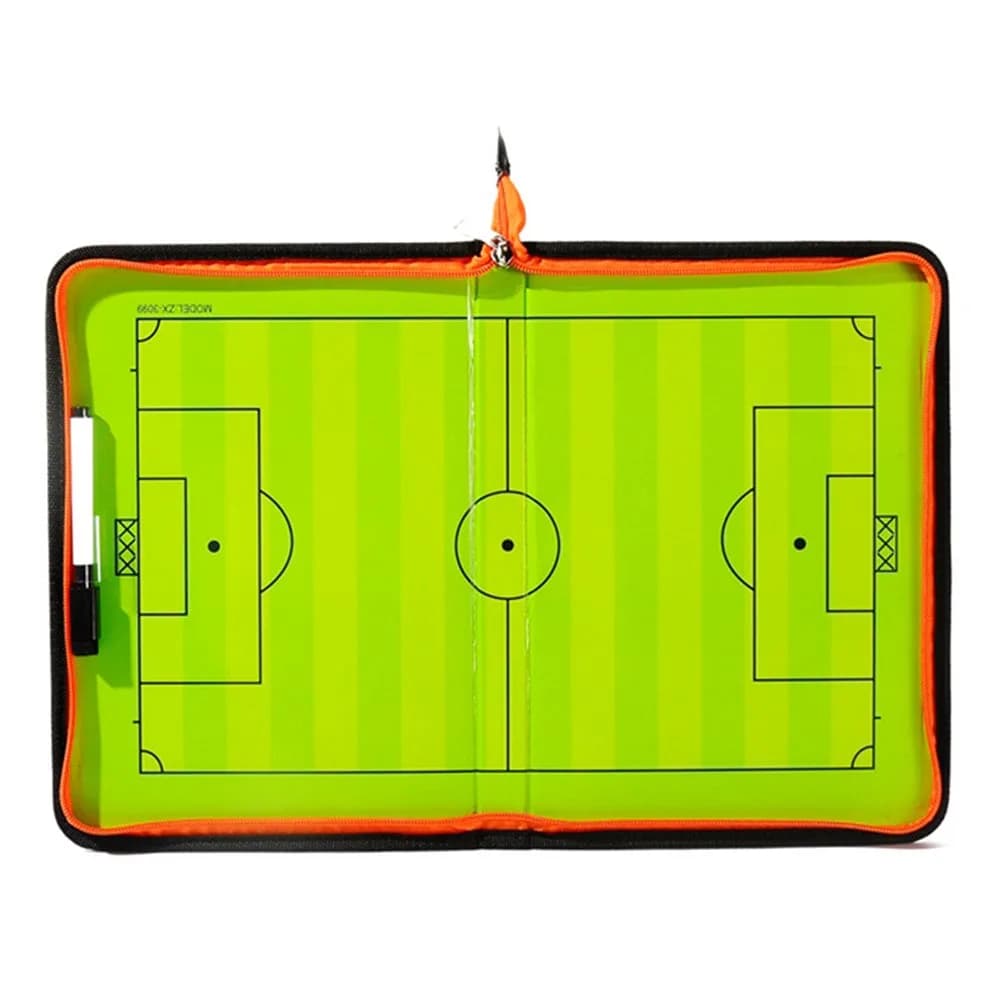 Pure Vie Magnetic Soccer Coaching Board Football Tactics Clipboard with Full Set of Magnets & Marker (Folded 21x28cm, Expanded 42x28cm) - view 6
