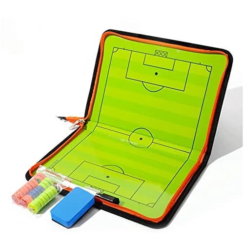 Pure Vie Magnetic Soccer Coaching Board Football Tactics Clipboard with Full Set of Magnets & Marker (Folded 21x28cm, Expanded 42x28cm) thumbnail 3
