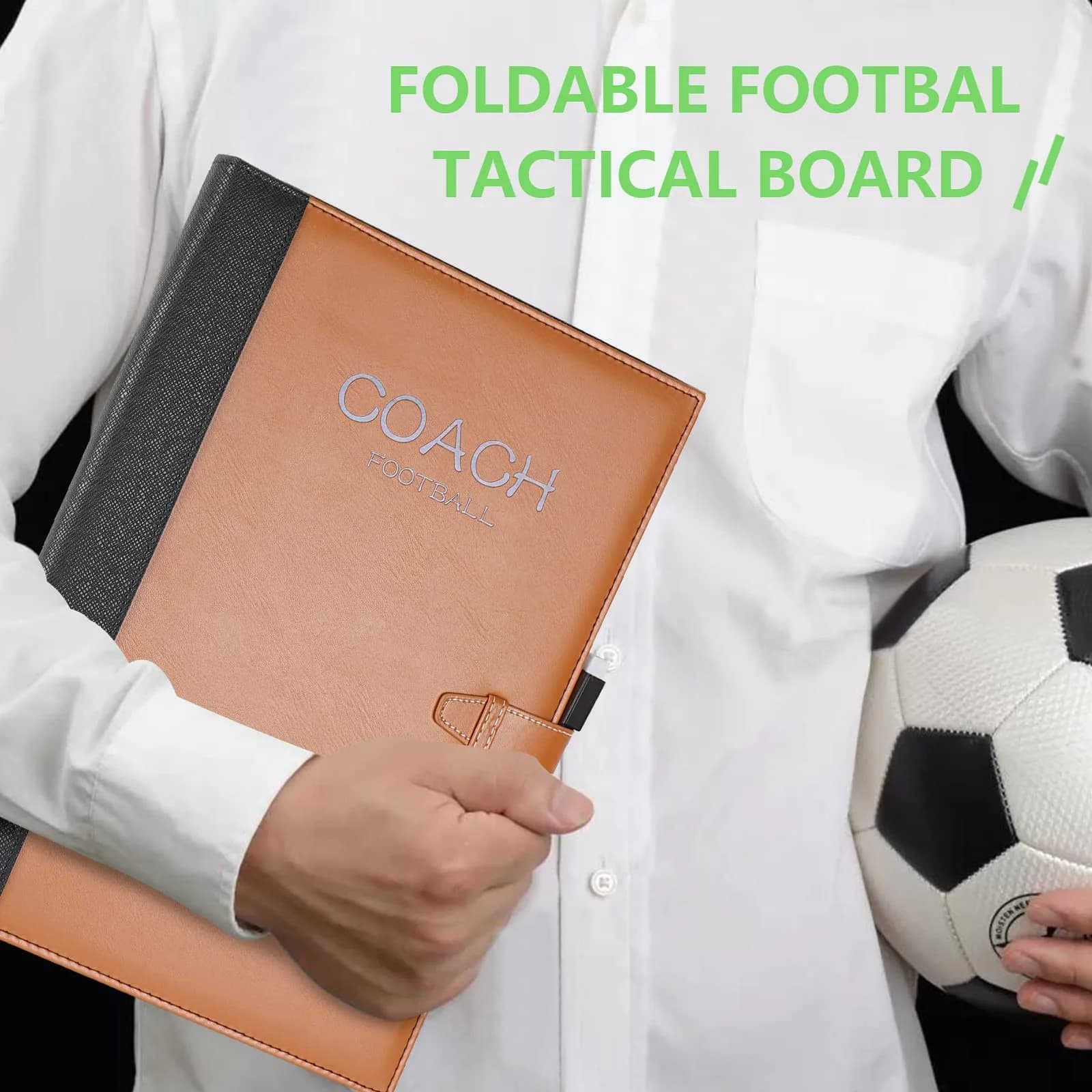Pure Vie Portable Magnetic Soccer Coaching Board Football Tactics Clipboard 49cm x 32cm | Strategy Tool for Coaches - view 9