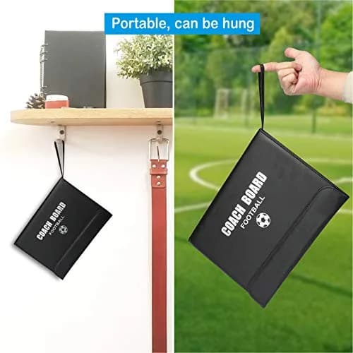 Pure Vie Portable Magnetic Soccer Coaching Board 53x31cm (20.86''x12.20'') | Tactics Clipboard for Strategy & Training thumbnail 5