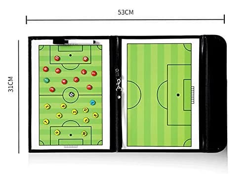 Pure Vie Portable Magnetic Soccer Coaching Board 53x31cm (20.86''x12.20'') | Tactics Clipboard for Strategy & Training thumbnail 6