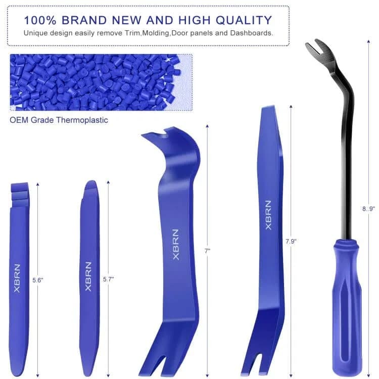 Niathi Auto Trim Removal Tool Kit 13 Pcs Blue | Car Panel & Door Window Tools thumbnail 2