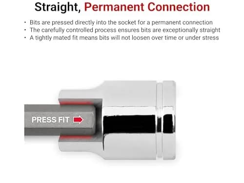 TEKTON 3/8 Inch Drive x 5 mm Hex Bit Socket | Precise, Durable & Corrosion-Resistant (70-120 chars) thumbnail 3