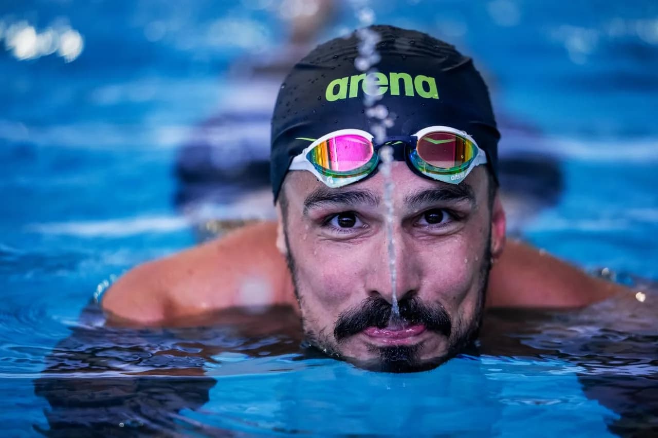 ARENA Cobra Ultra Swipe Racing Swim Goggles | Yellow Copper/White, Polycarbonate, Anti-Fog - view 7