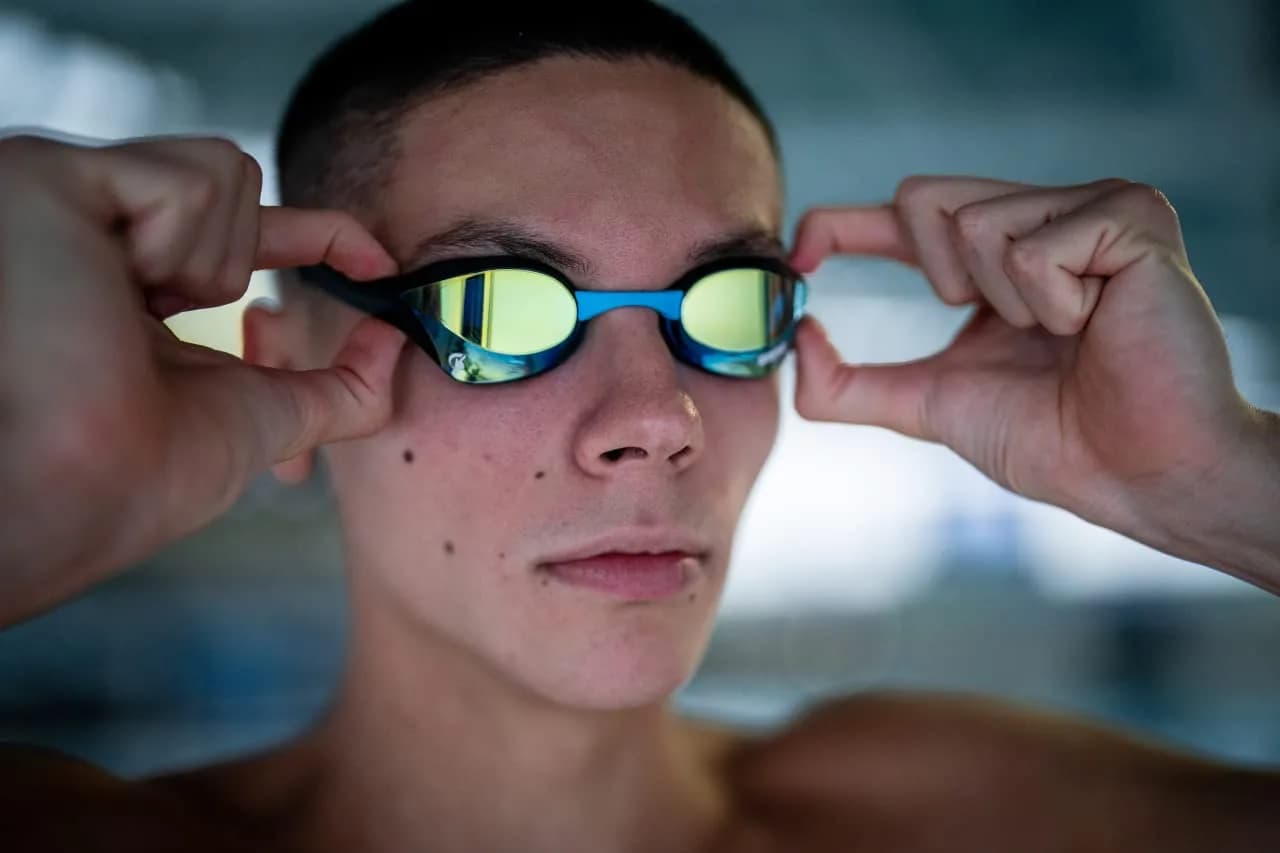 ARENA Cobra Ultra Swipe Racing Swim Goggles | Yellow Copper/White, Polycarbonate, Anti-Fog - view 8