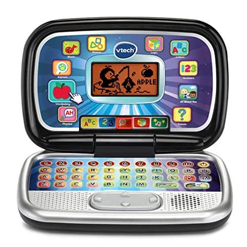 VTech Play Smart Preschool Laptop, Black | 26-Letter Keyboard & 30 Activities for Ages 3-6 thumbnail 1