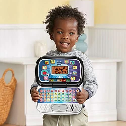 VTech Play Smart Preschool Laptop, Black | 26-Letter Keyboard & 30 Activities for Ages 3-6 thumbnail 6