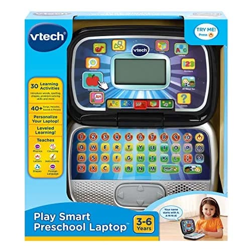 VTech Play Smart Preschool Laptop, Black | 26-Letter Keyboard & 30 Activities for Ages 3-6 thumbnail 7