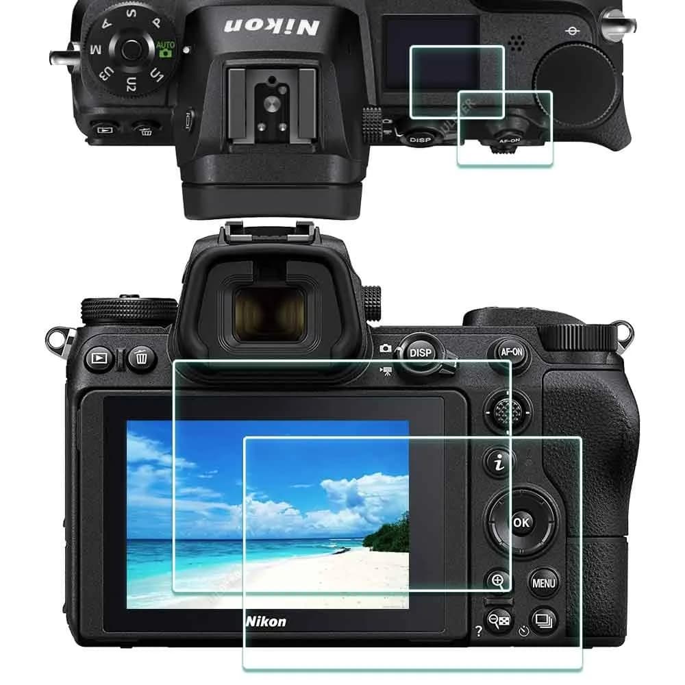 ULBTER Screen Protector for Nikon Z6 Z7 Z6II Z7II Z 7 Z 6 | 9H Tempered Glass, 2+2 Pack — Z6 /Z7