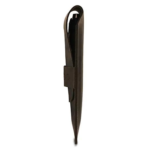 Londo Genuine Leather Pen and Pencil Case with Tuck in Flap | Classic Desk Organizer in 6 Colors thumbnail 4